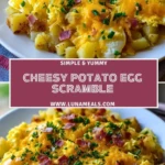 Cheesy Potato Egg Scramble (2)