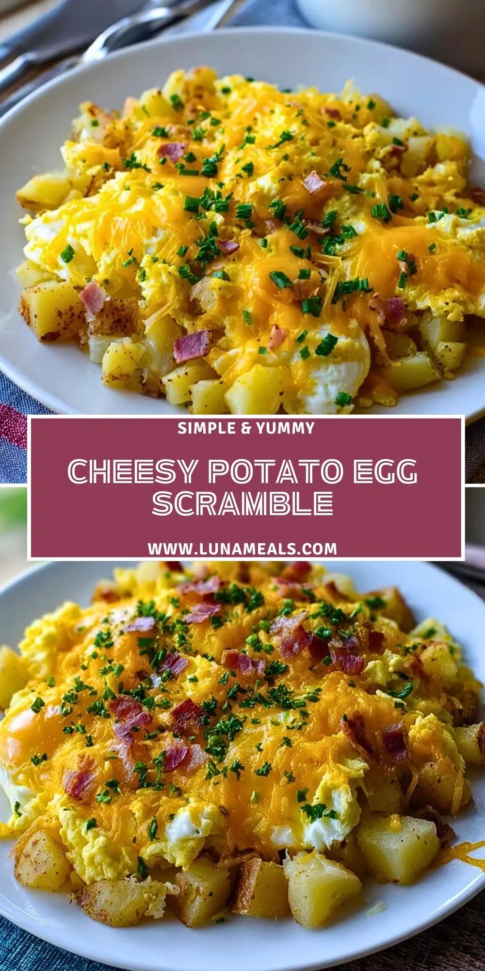 Cheesy Potato Egg Scramble (2)