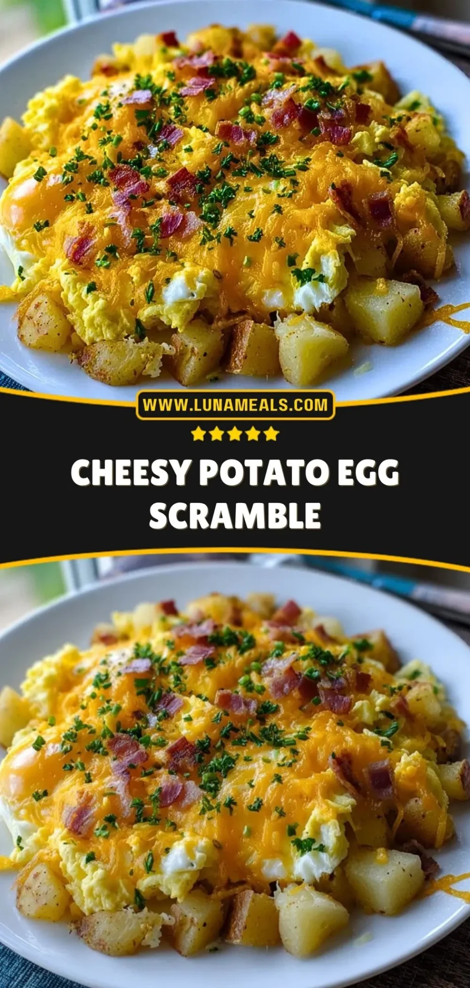 Cheesy Potato Egg Scramble (3)