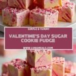 Valentine's Day Sugar Cookie Fudge (2)