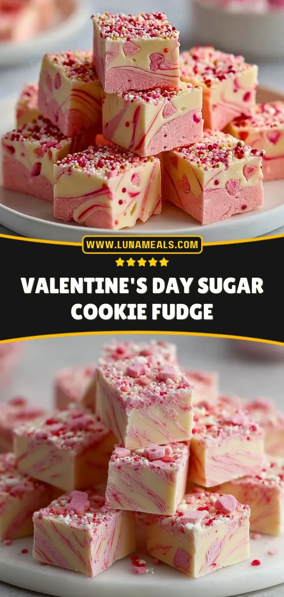 Valentine's Day Sugar Cookie Fudge (3)