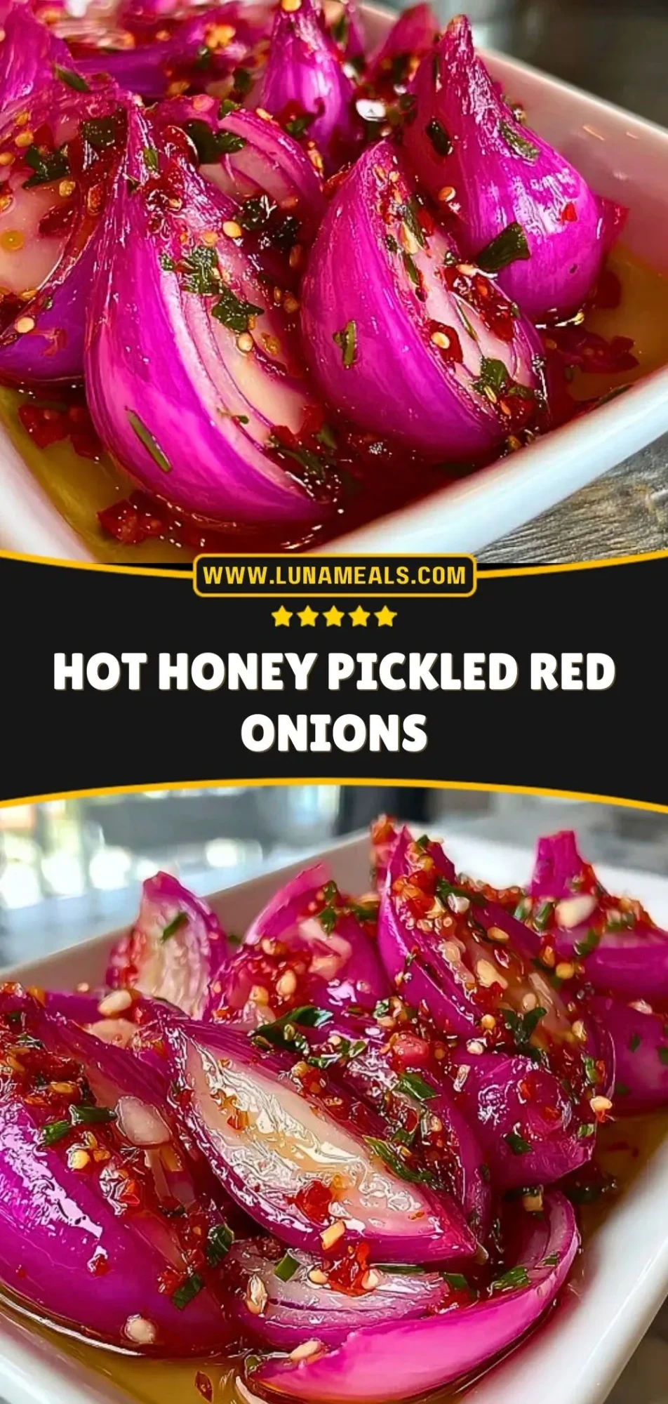 Hot Honey Pickled Red Onions (3)