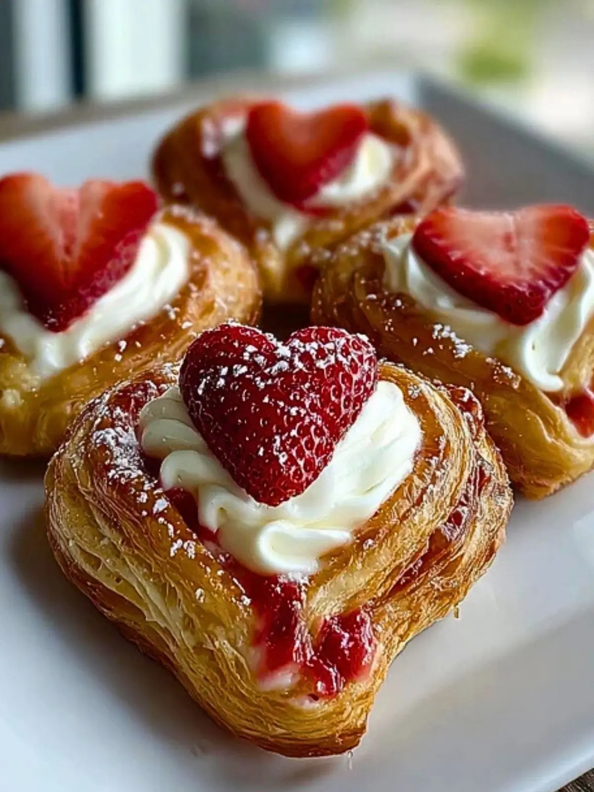 Strawberry Cream Cheese Heart Danishes (1)