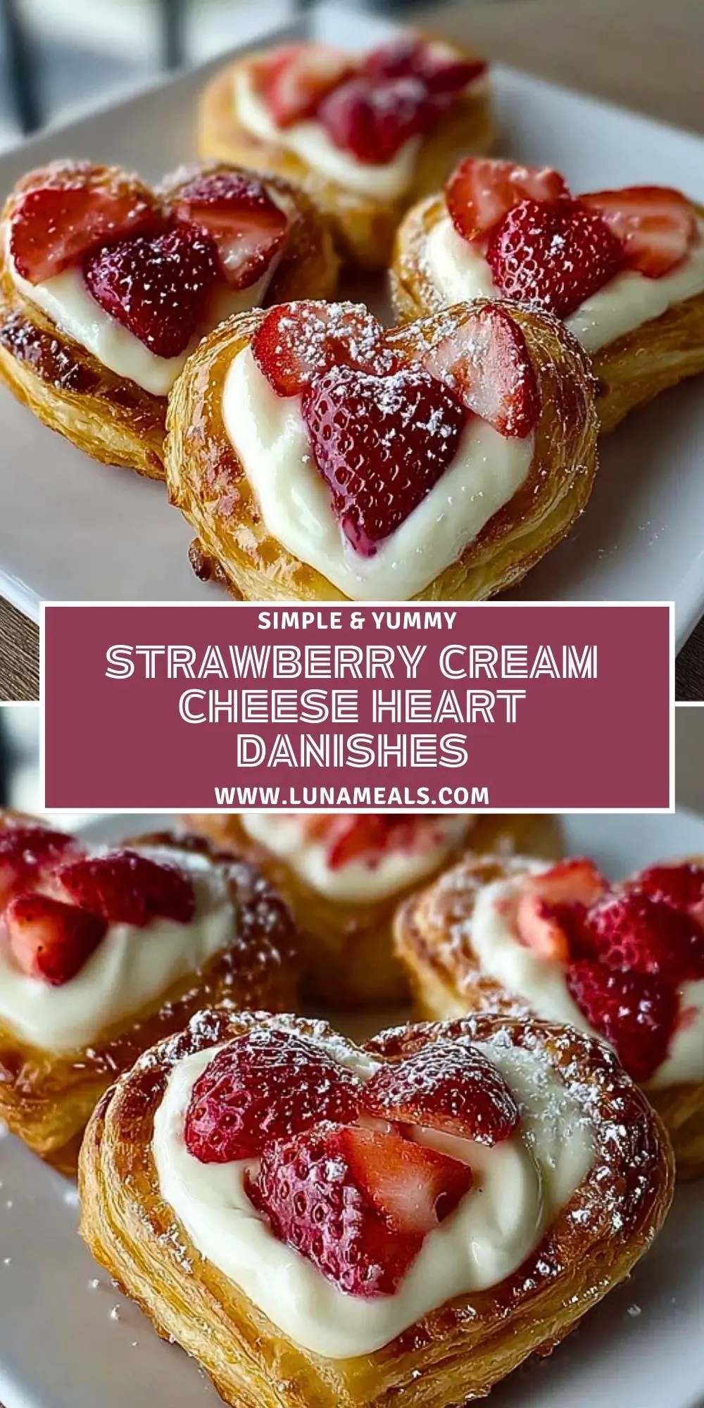 Strawberry Cream Cheese Heart Danishes (2)