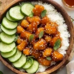 Easy Honey Garlic Chicken Bowls