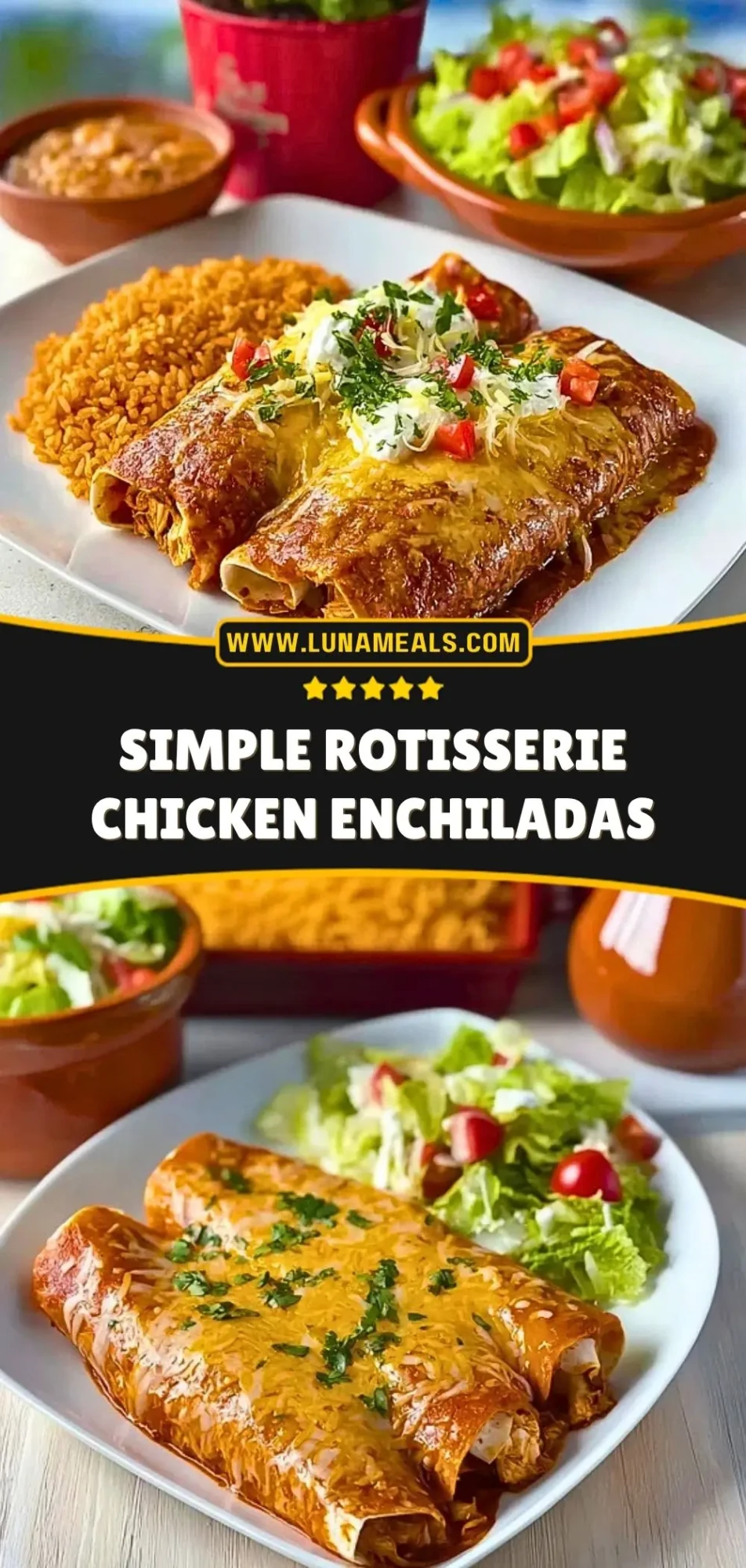 Simple Rotisserie Chicken Enchiladas (3)