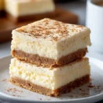 Eggnog Cheesecake Bars