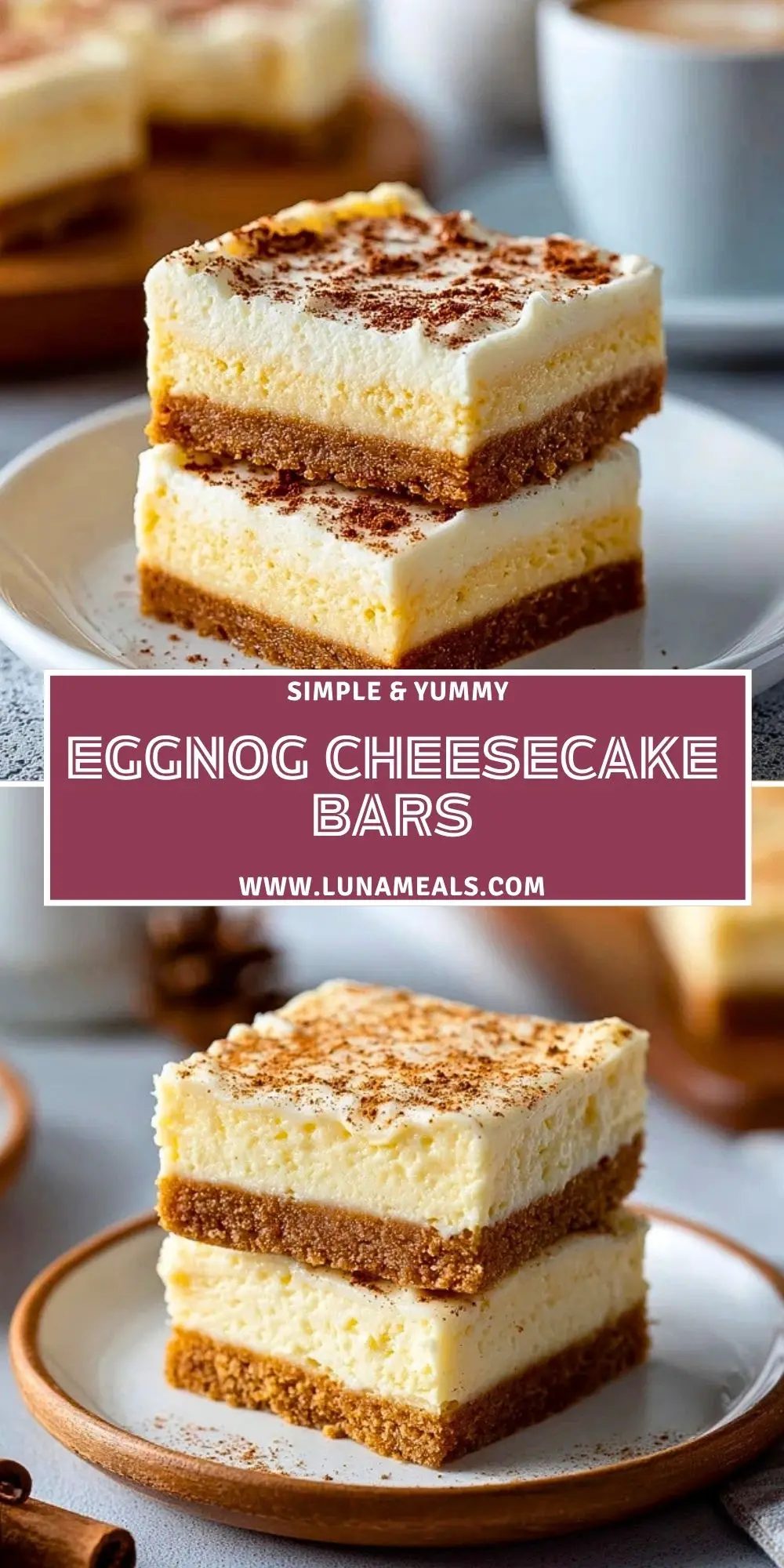 Eggnog Cheesecake Bars (2)