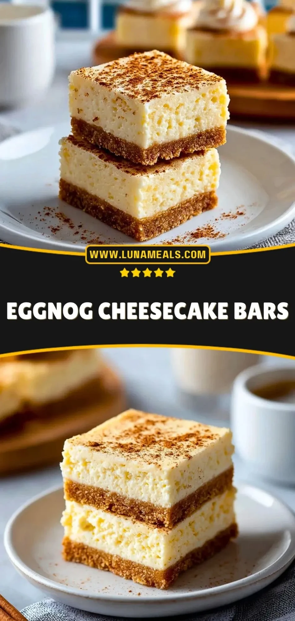 Eggnog Cheesecake Bars (3)