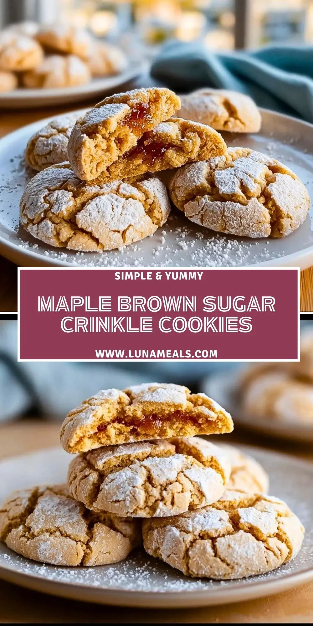Maple Brown Sugar Crinkle Cookies (2)