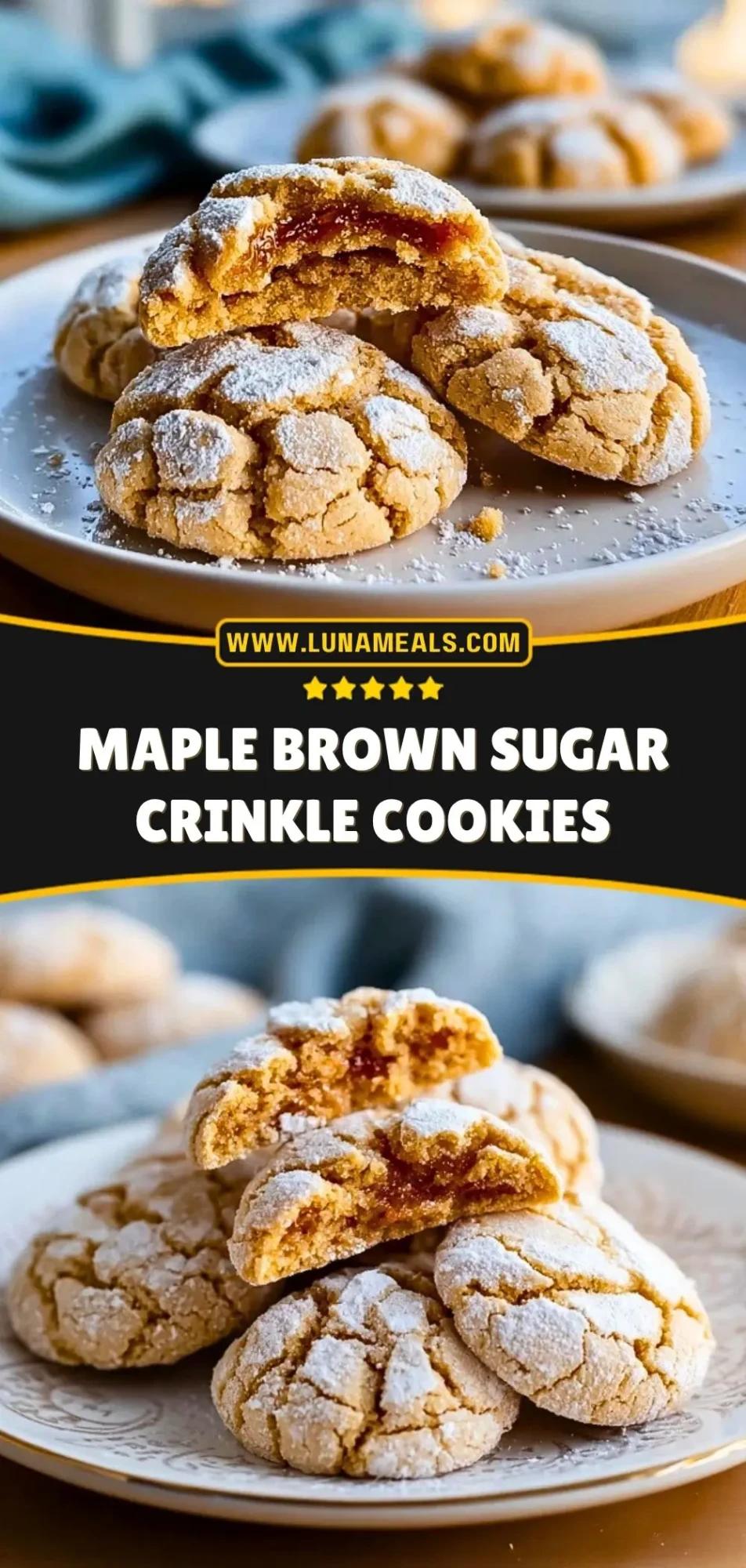 Maple Brown Sugar Crinkle Cookies (3)