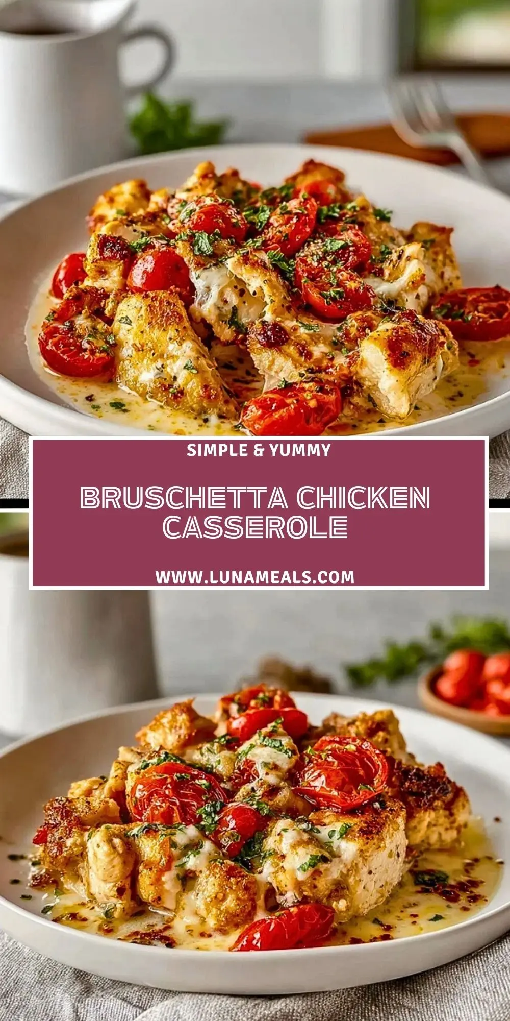 Bruschetta Chicken Casserole (2)