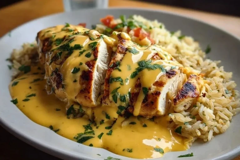 Mexican Chicken with Cheese Sauce