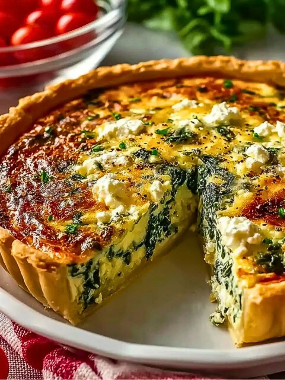 Perfect Spinach And Feta Quiche (1)
