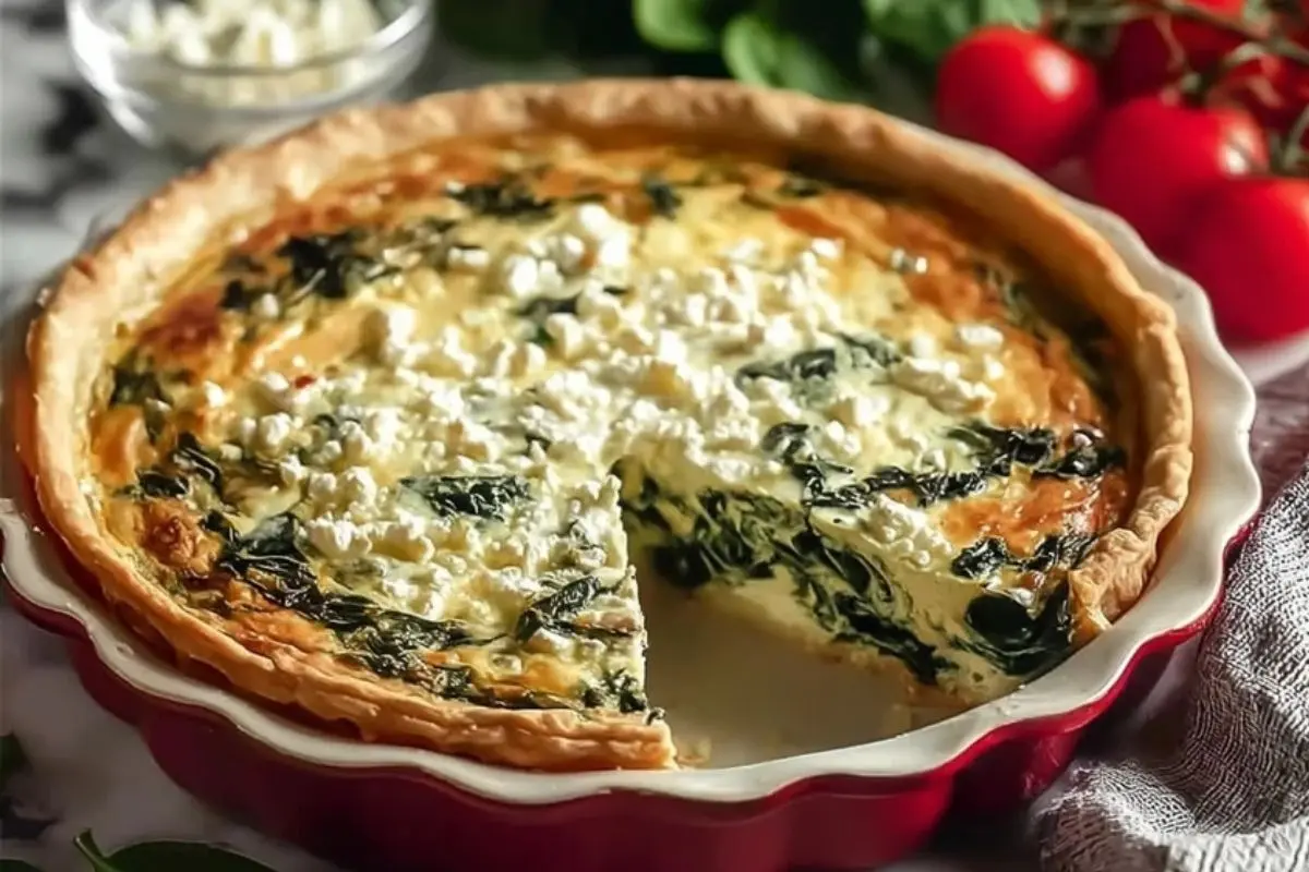 Perfect Spinach And Feta Quiche