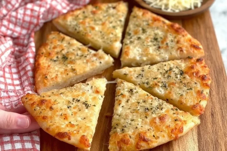 Air Fryer Garlic Bread Made With Tortillas