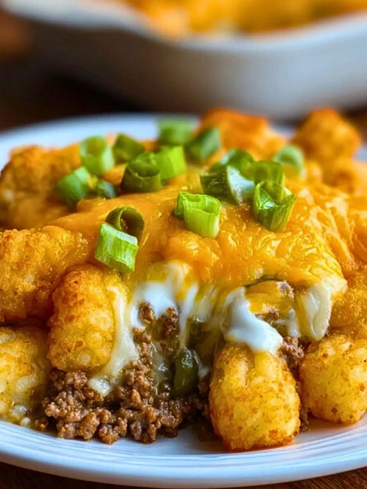 Cheesy Ground Beef & Tater Tot Casserole (1)