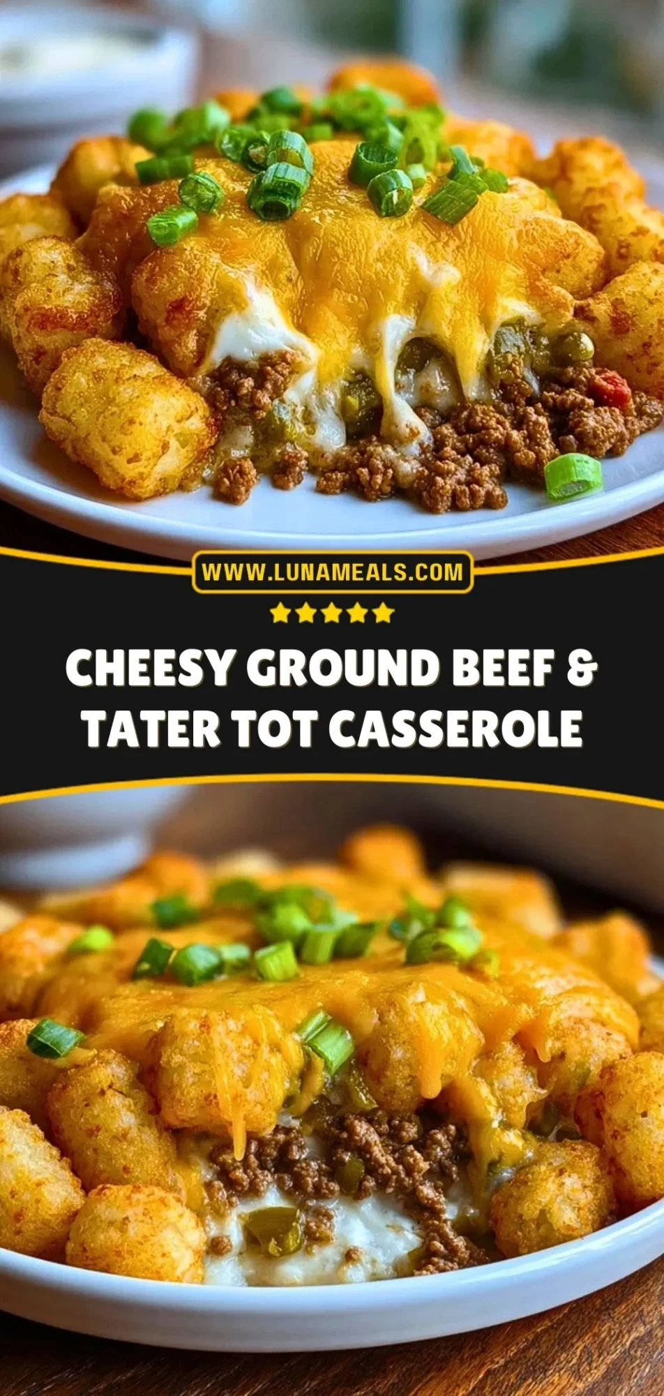 Cheesy Ground Beef & Tater Tot Casserole (3)