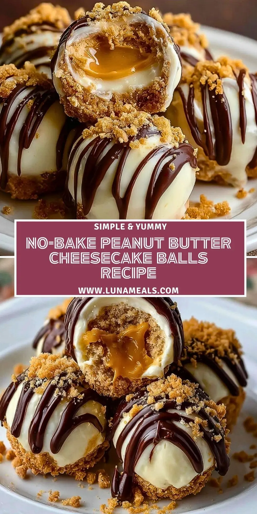 No-Bake Peanut Butter Cheesecake Balls Recipe (2)