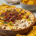Cheesy Crack Chicken Dip