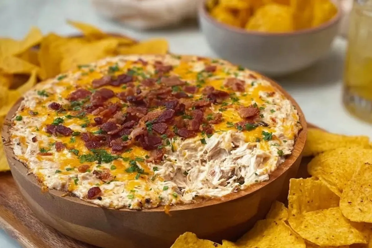 Cheesy Crack Chicken Dip