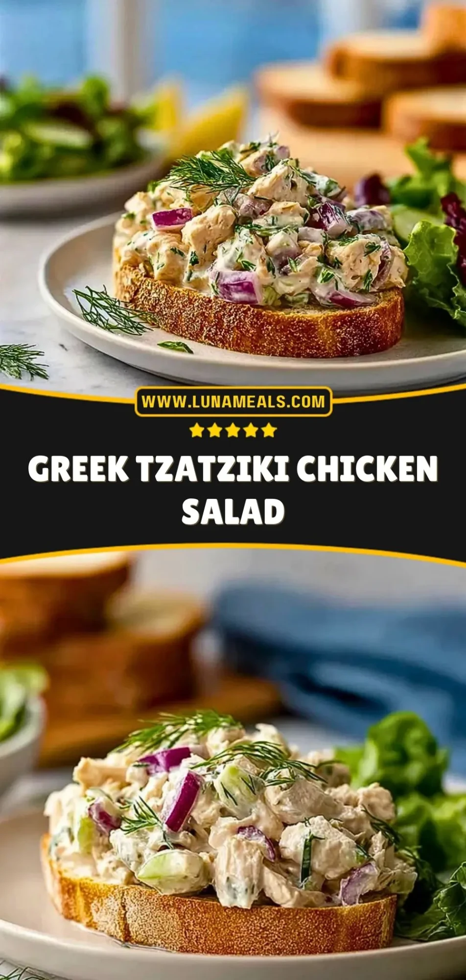 Greek Tzatziki Chicken Salad (3)