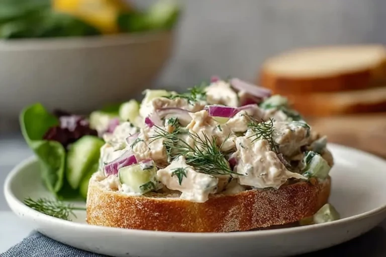 Greek Tzatziki Chicken Salad
