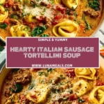 Hearty Italian Sausage Tortellini Soup (2)