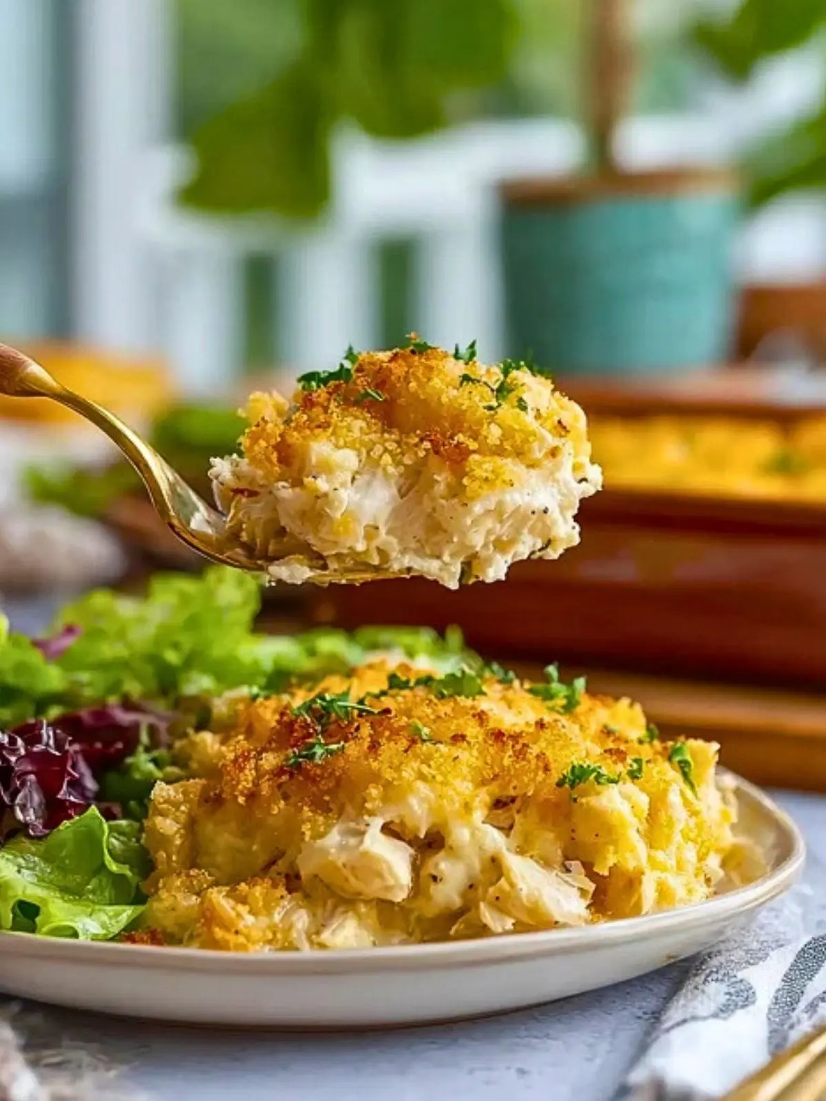 Ritz Cracker Chicken Casserole (1)