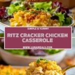Ritz Cracker Chicken Casserole (2)