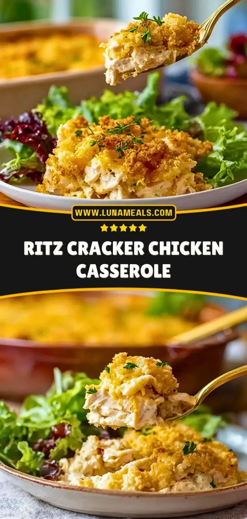 Ritz Cracker Chicken Casserole (3)