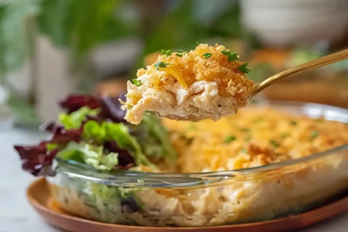 Ritz Cracker Chicken Casserole