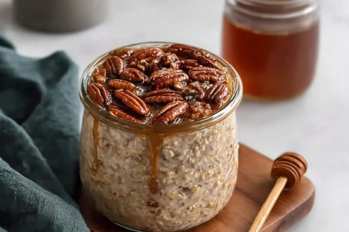 Best Maple Cinnamon Pecan Overnight Oats