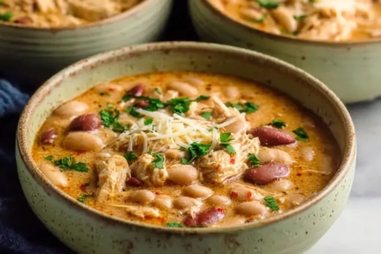 Hearty Cajun White Chicken Chili