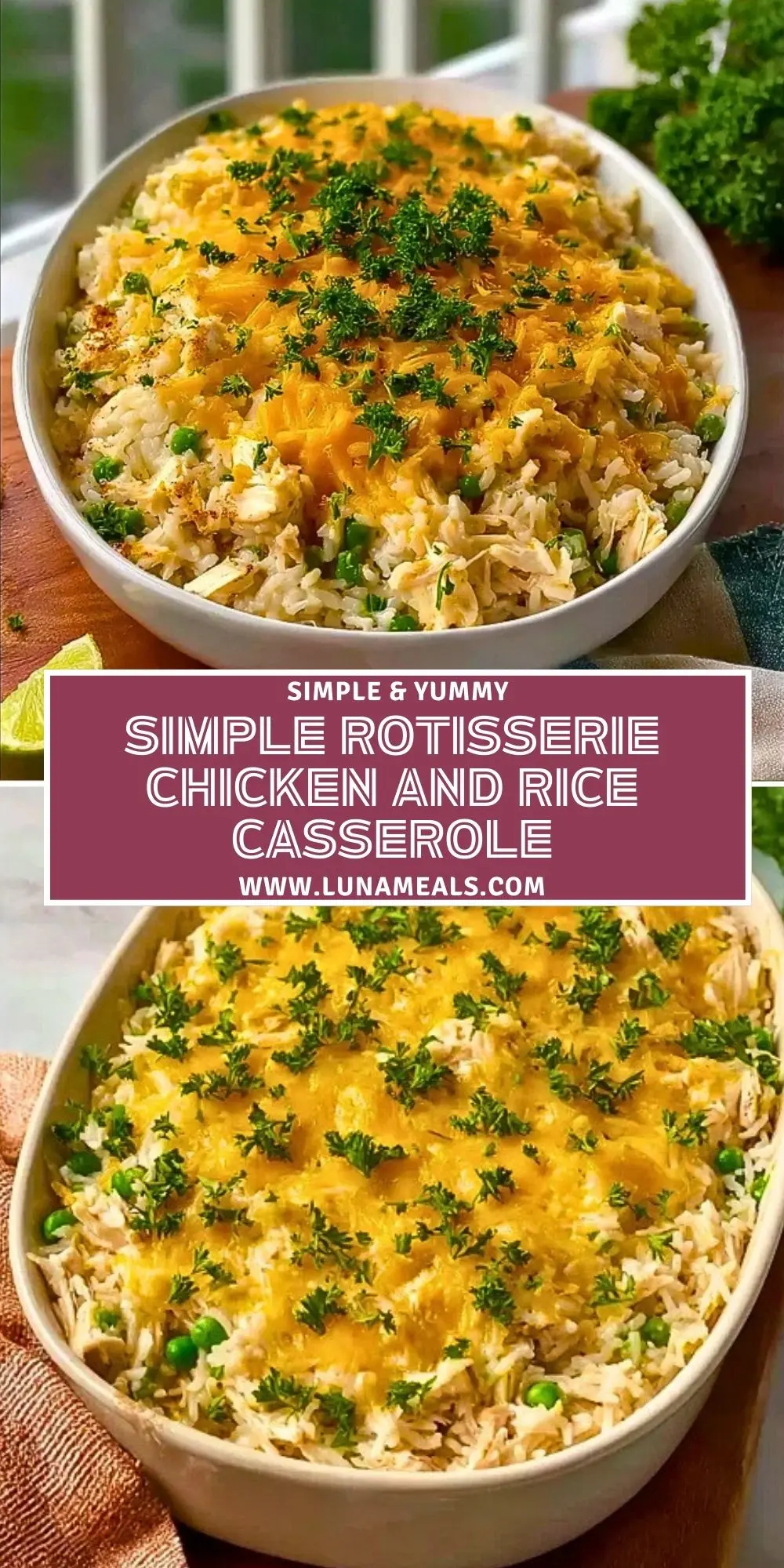 Simple Rotisserie Chicken and Rice Casserole (2)